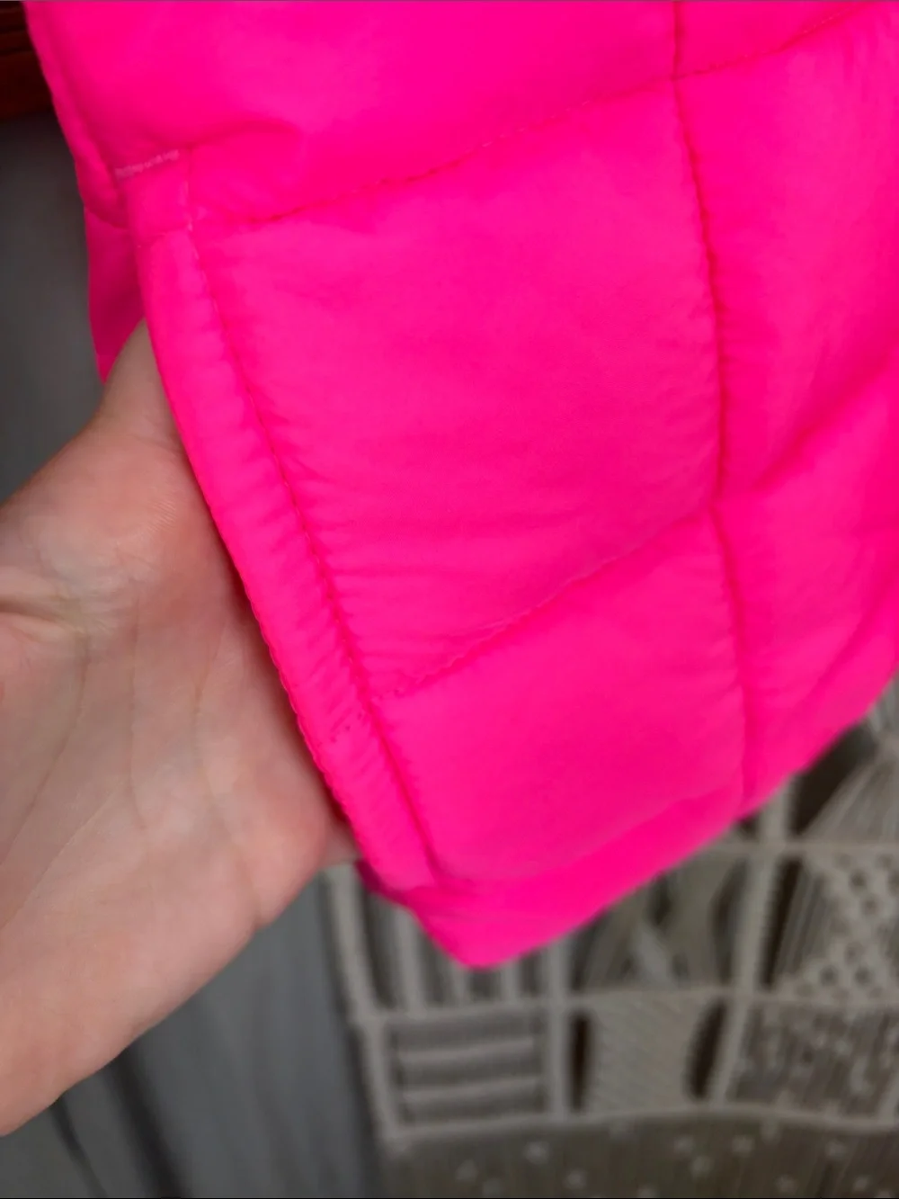 Puma Bright Pink Quilted Kids Puffer Vest